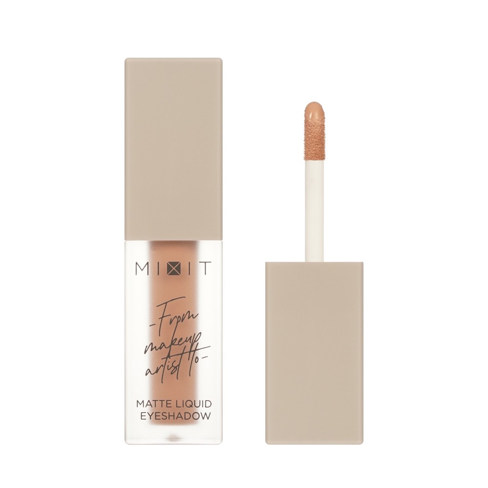 Жидкие матовые тени для век Mixit Matte liquid eyeshadow 02 3,8г. Фото 1.