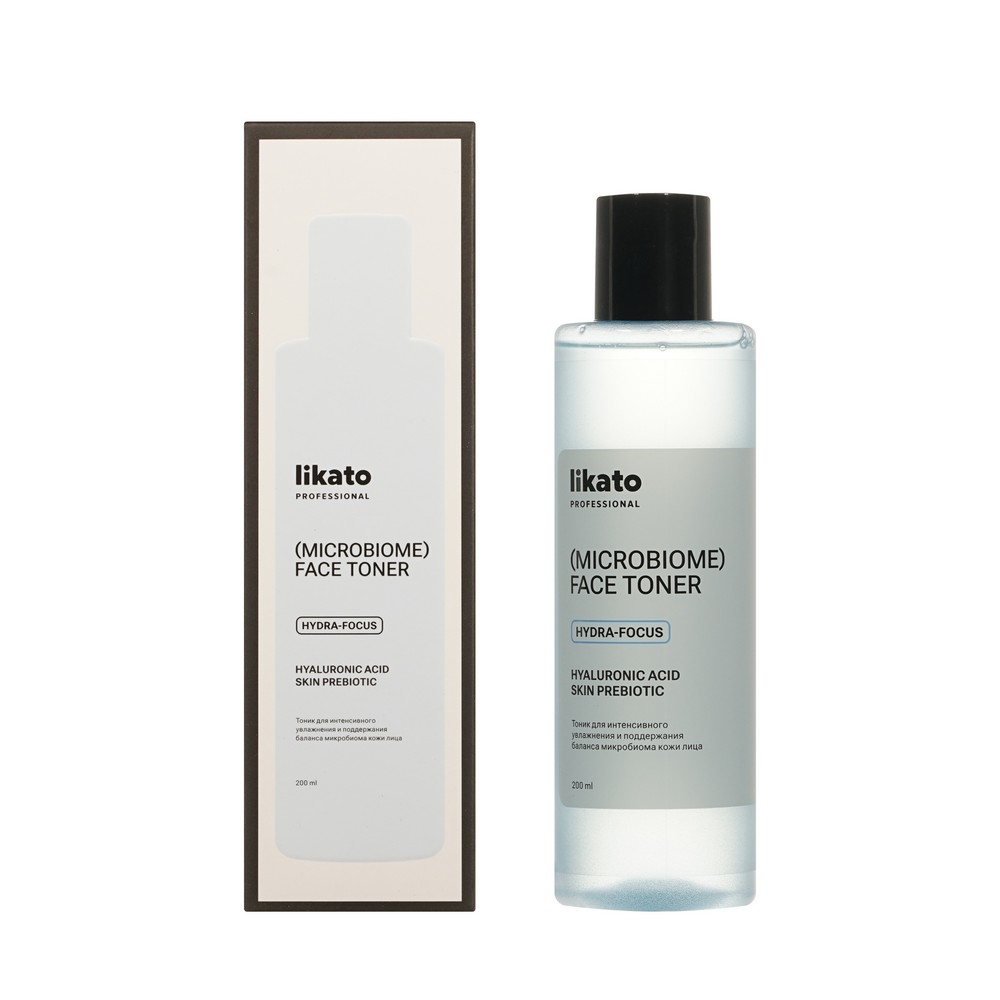 Тоник для интенсивного увлажнения Likato Professional Microbiome Hydra-focus 200мл. Фото 1.