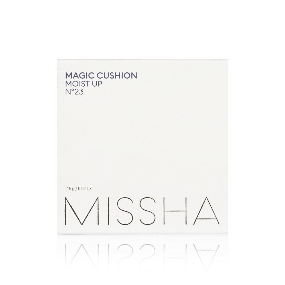 Тональный Кушон для лица Missha Magic Cushion Moist Up с увлажняющим эффектом 23 15г. Фото 1.