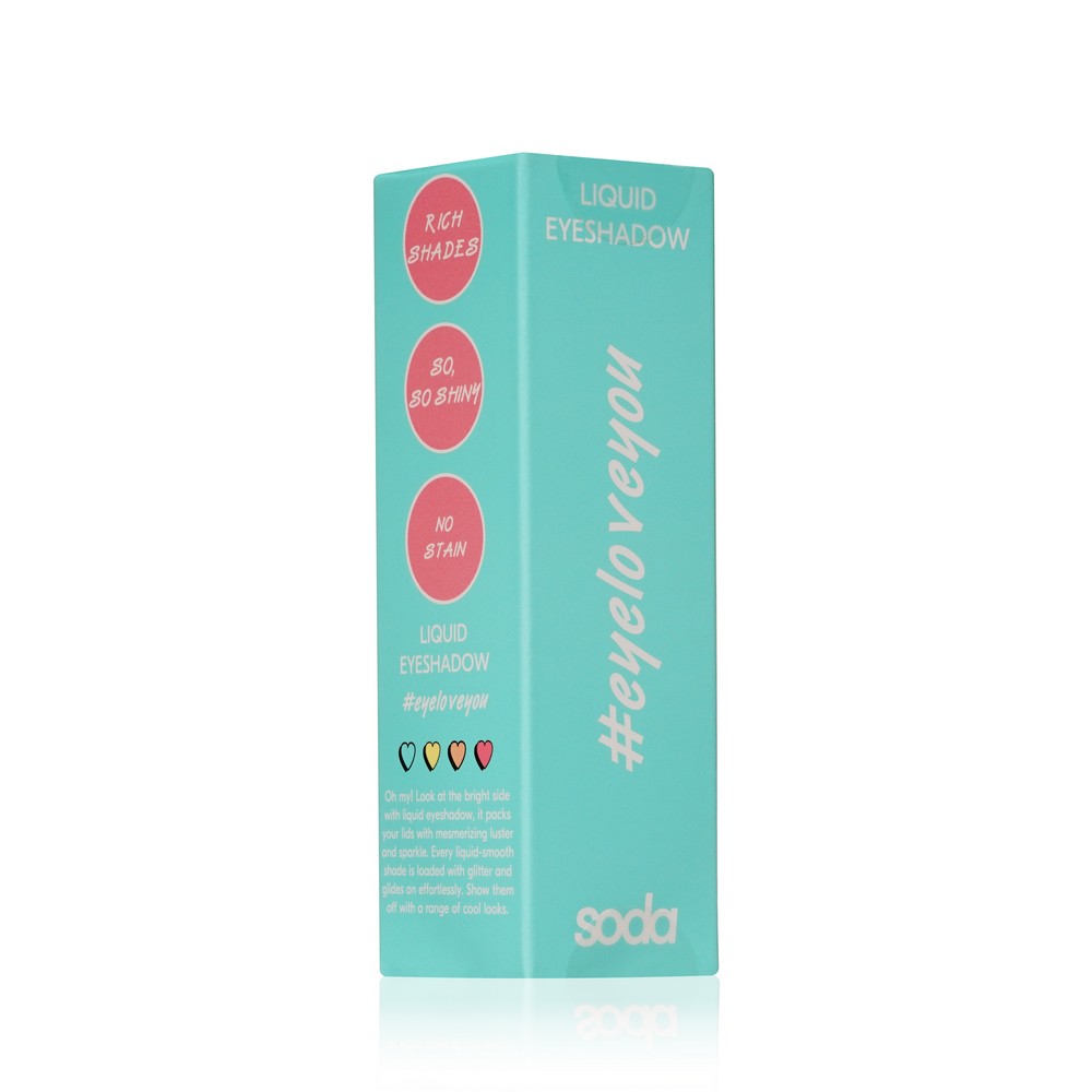 Жидкие тени для век Soda Liquid Eyeshadow #eyeloveyou 003 , 4мл. Фото 3.