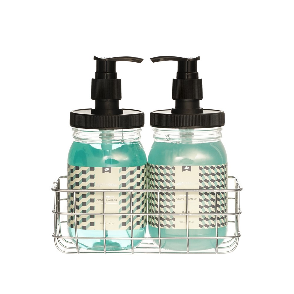 Мужской подарочный набор Men's Luxury ( гель для душа 360мл + шампунь для волос 360мл ). Фото 5.