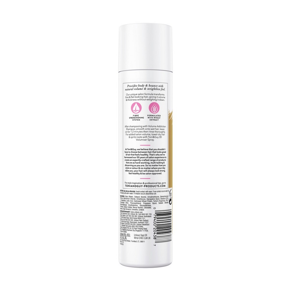 Кондиционер для тонких волос Toni&Guy Volume Addiction объем 250мл. Фото 3.