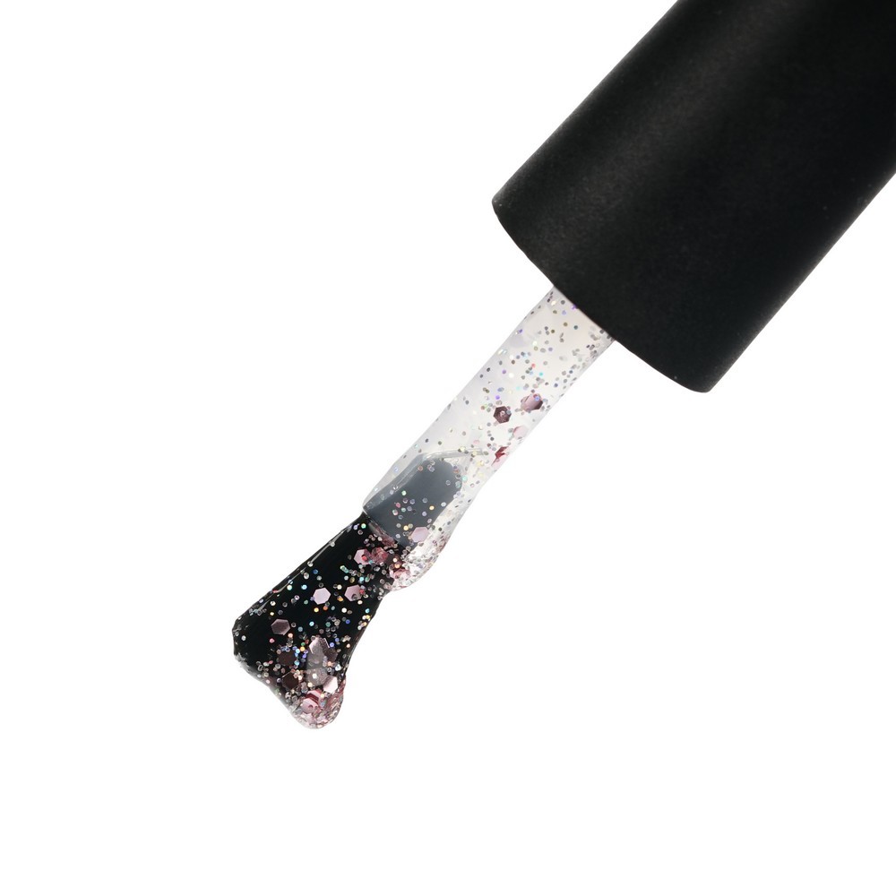 Лак для ногтей с глиттером Luxvisage Galactic 222 , 9г. Фото 2.