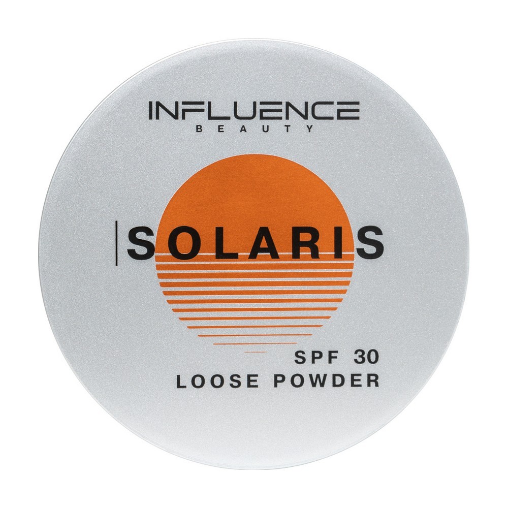 Рассыпчатая пудра для лица Influence Beauty Solaris SPF 30 01 4г. Фото 1.