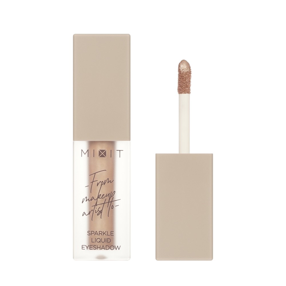 Жидкие сияющие тени для век Mixit Sparkle Liquid Eyeshadow 02 3,8г. Фото 1.