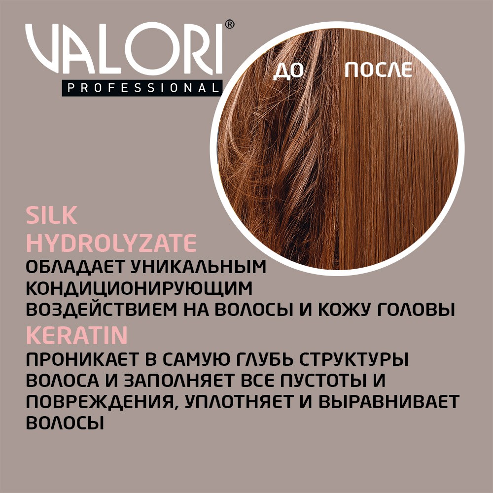 Шампунь для длинных волос Valori Professional " Deluxe & Long " 250мл Вид№6