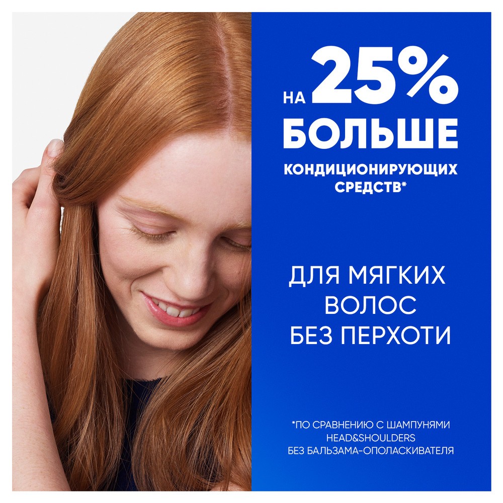 Шампунь и бальзам-ополаскиватель против перхоти Head and Shoulders 2 в 1 Ментол 360мл. Фото 6.