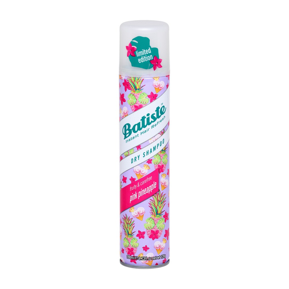Сухой шампунь для волос Batiste " Pink Pineapple " 200мл. Фото 1.