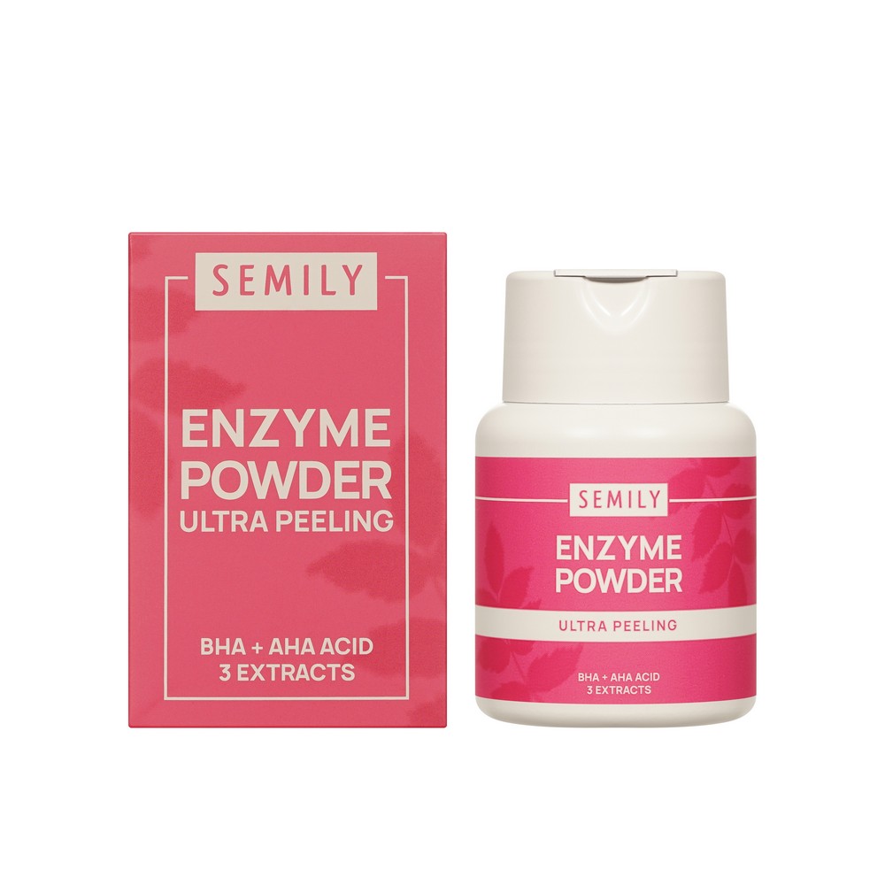 Энзимная пудра для умывания SEMILY Enzyme Powder Ultra Peeling 75г. Фото 1.