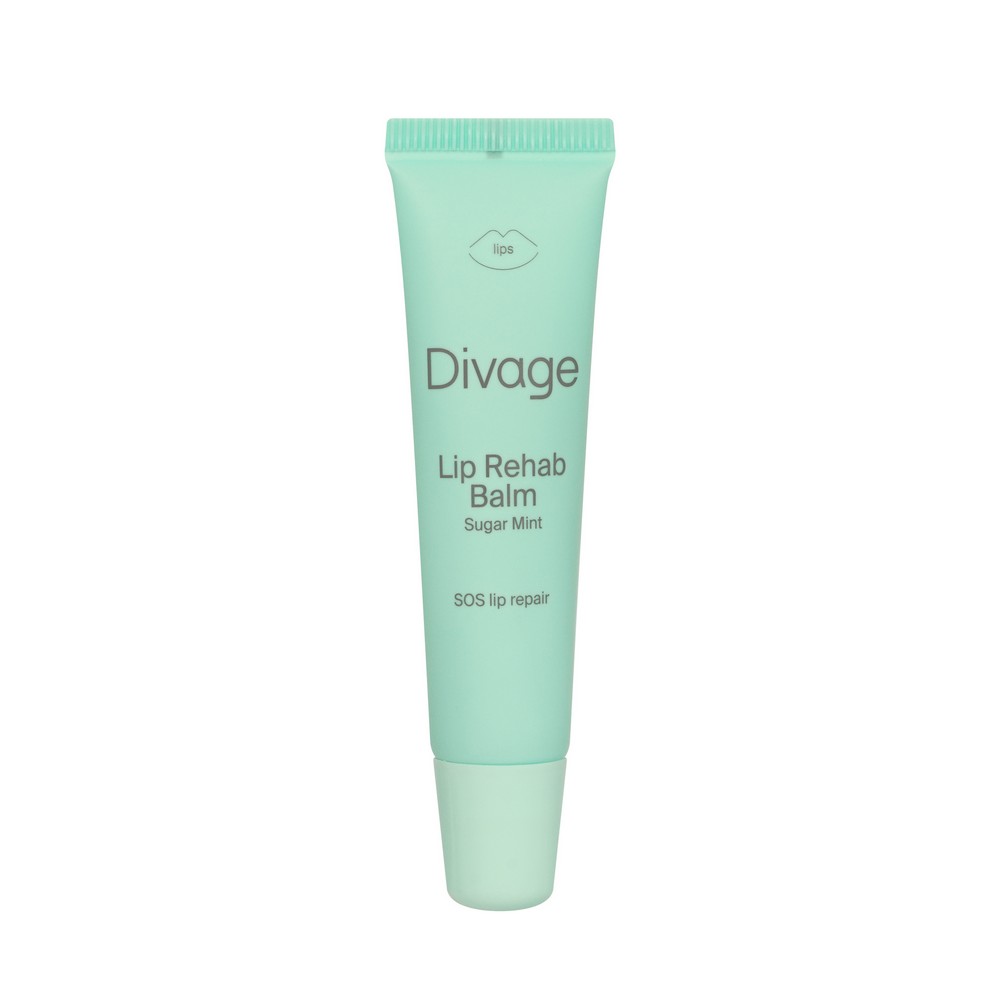 Бальзам для губ Divage Lip Rehab Balm с ароматом сладкой мяты 15мл. Фото 1.