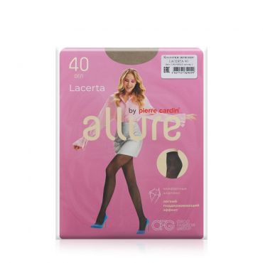 Женские колготки Allure Lacerta 40den Caramello 3 размер.