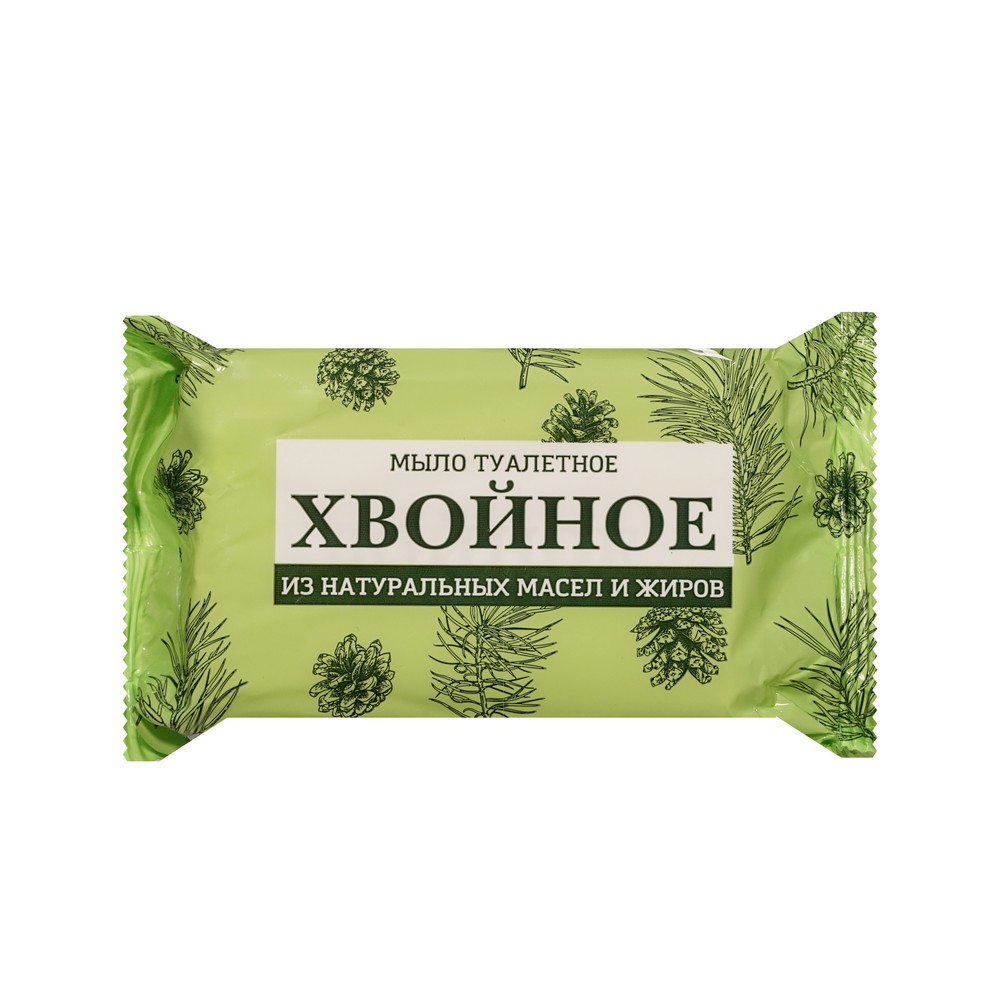Мыло туалетное Хвойное 180г. Фото 1.