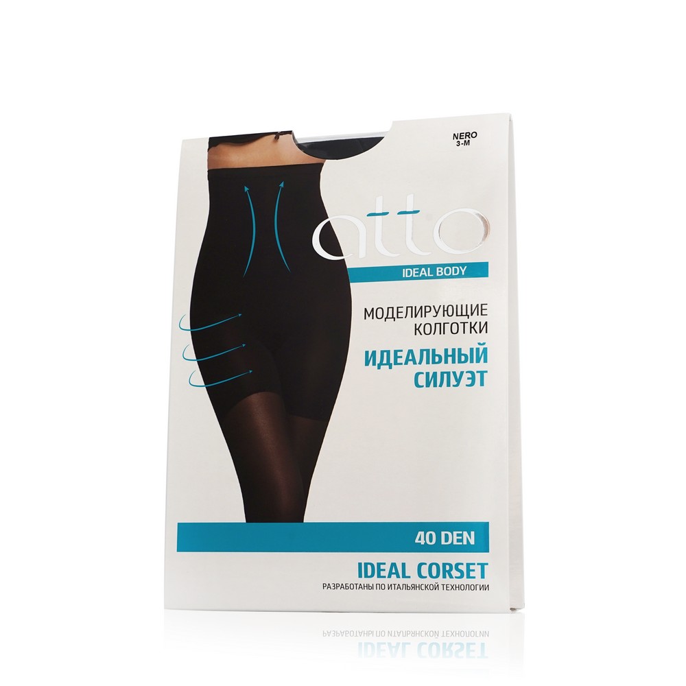 Женские колготки Atto Ideal Body Corset 40den Nero 3 размер