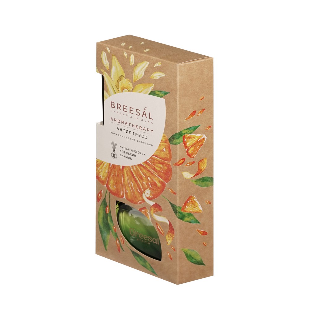 Ароматический диффузор Breesal Aromatherapy " антистресс " 70мл. Фото 2.