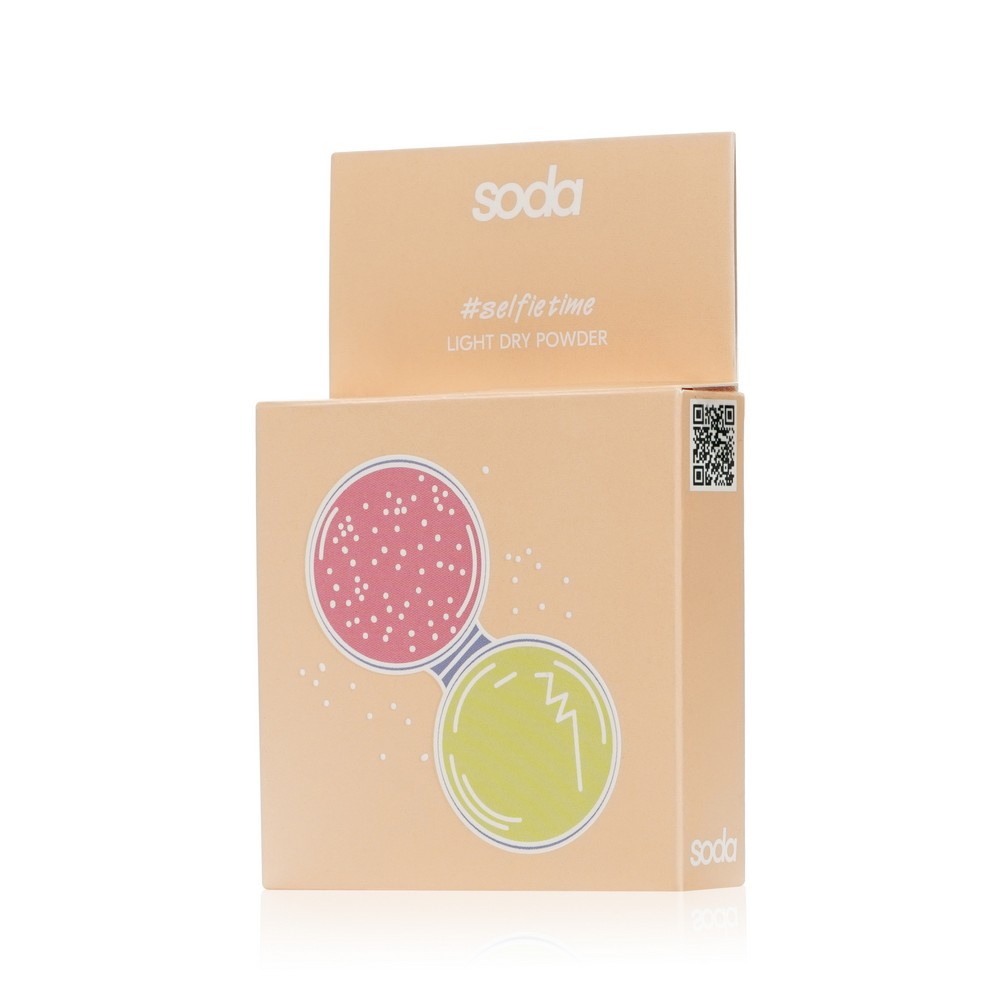 Пудра для лица Soda Light Dry Powder #selfietime 104 , 8,5г. Фото 3.