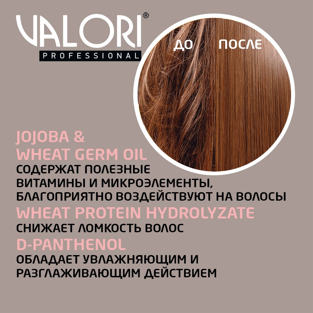 Бальзам для длинных волос Valori Professional " Deluxe & Long " 250мл. Фото 6.