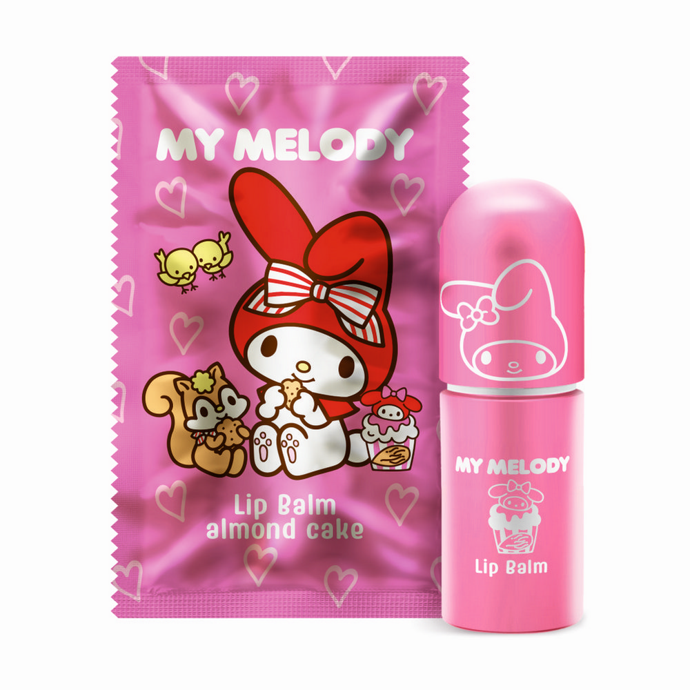 Бальзам для губ Hello Kitty My Melody " Almond Cake " 3,8г. Фото 1.