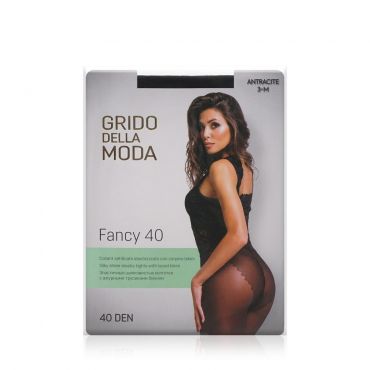 Женские колготки Grido della Moda Fancy 40den Antracite 3 размер.