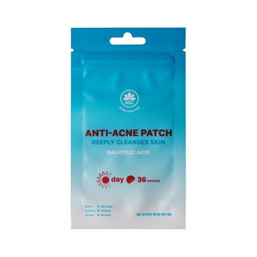 Дневные патчи от прыщей с салициловой кислотой NSC Anti-acne patch 36шт.