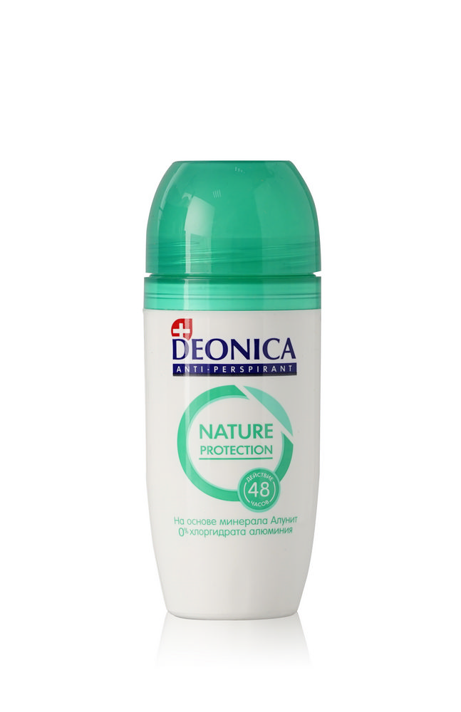 Шариковый дезодорант Deonica Nature Protection действие 48 часов 45мл. Фото 1.
