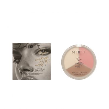 Палетка для скульптурирования лица Mixit Beauty Contour Palette 3 in 1 01 11г.