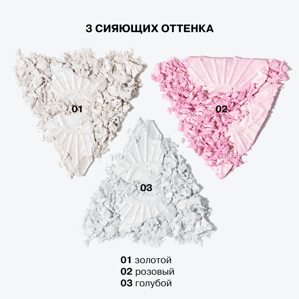 Хайлайтер для лица Influence Beauty Illuminati 01 , 6,5г. Фото 8.