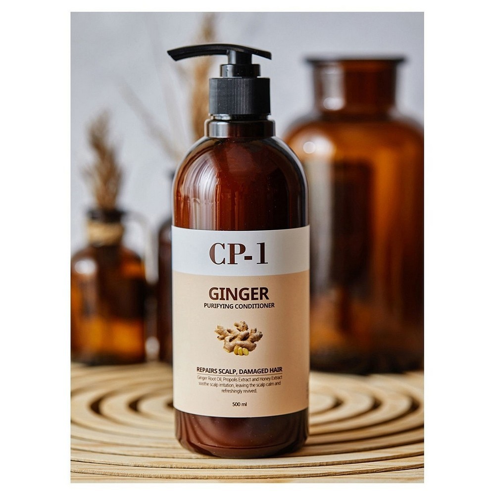 Имбирный кондиционер для волос CP-1 Ginger Purifying Conditioner 500мл. Фото 6.