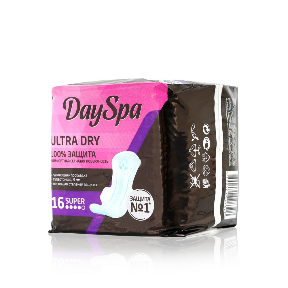 Женские прокладки Day Spa Ultra Dry Super 16шт. Фото 3.