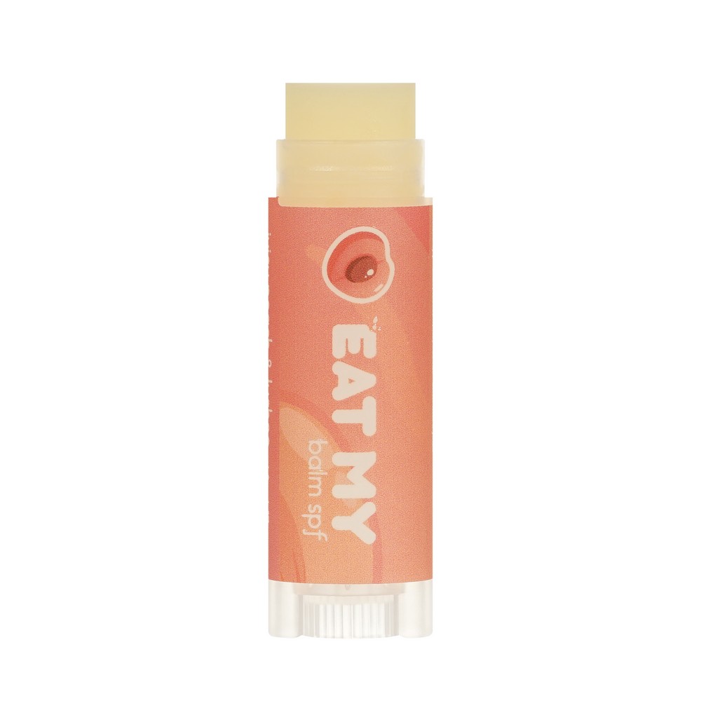 Бальзам для губ Eat My Juicy peach & lychee SPF 30 4,8г. Фото 4.