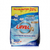 Универсальный стиральный порошок LAVELiq Power Enzyme 2,4кг.