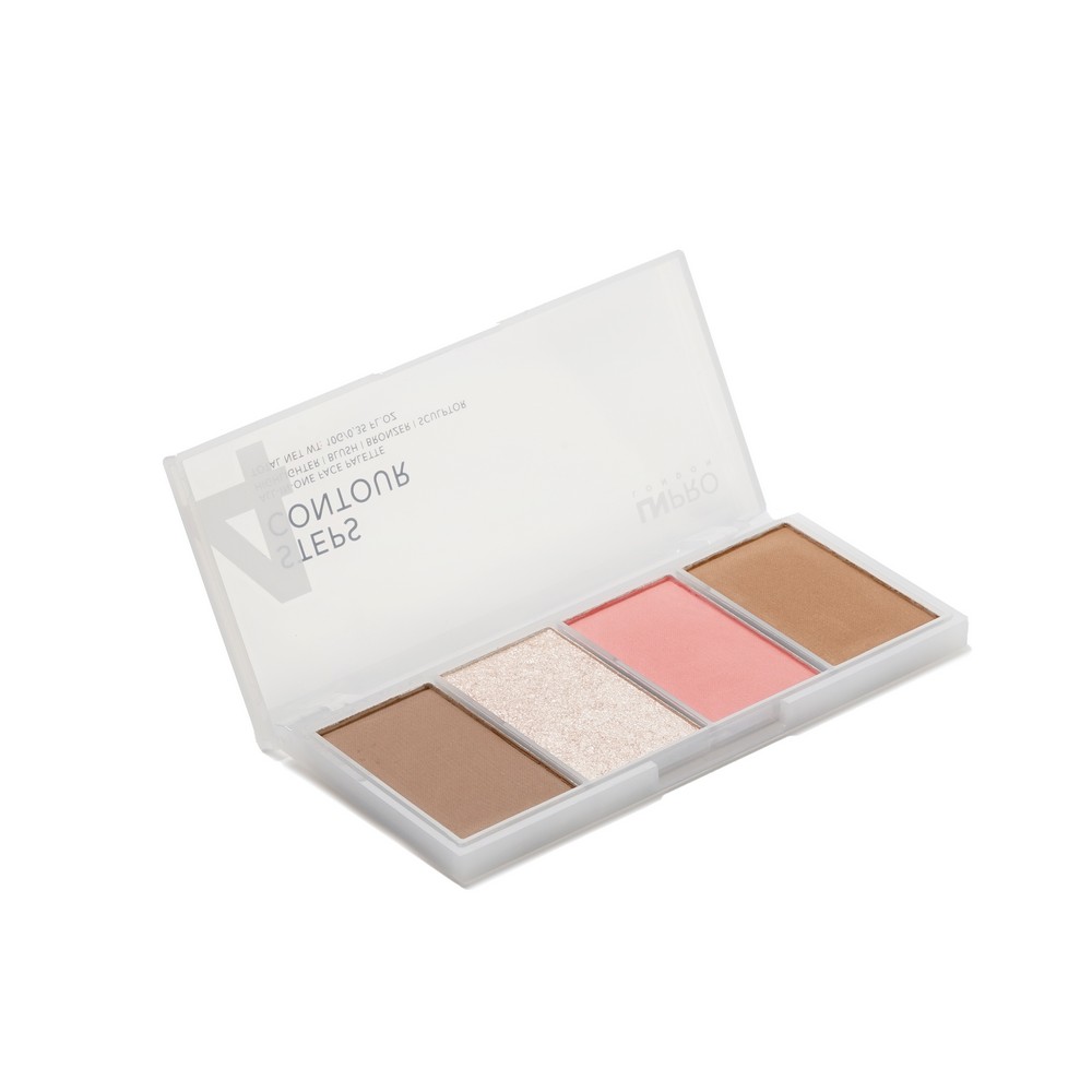 Палетка для контуринга лица LN Professional 4 Steps 4 Contour 102 , 10г. Фото 2.
