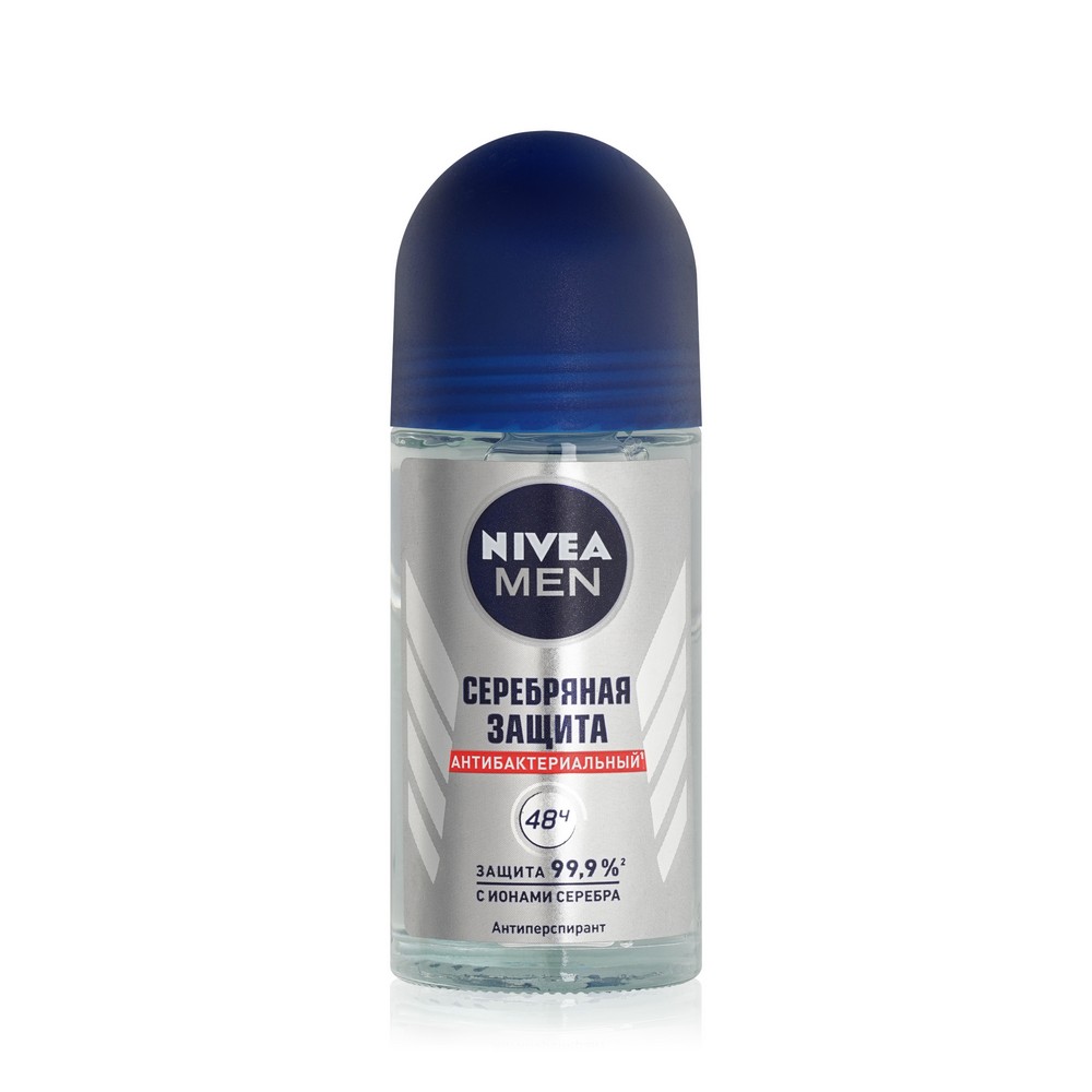 Мужской дезодорант - антиперспирант NIVEA Men " Серебряная защита " 50мл. Фото 1.