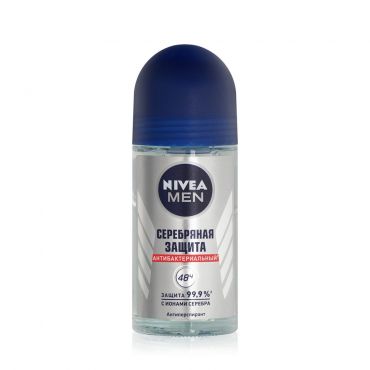 Мужской дезодорант - антиперспирант NIVEA Men " Серебряная защита " 50мл.