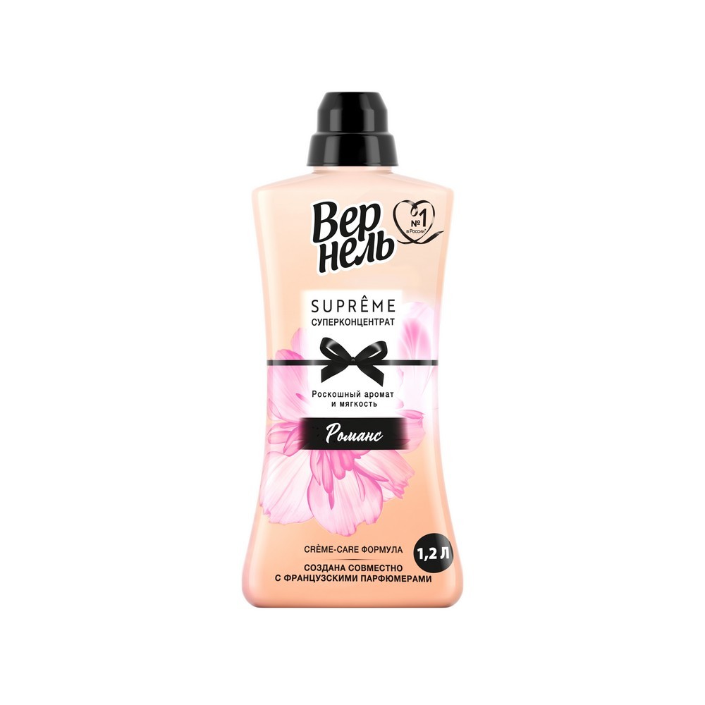 Концентрированный кондиционер для белья Вернель Supreme " Романс " 1,2л. Фото 1.