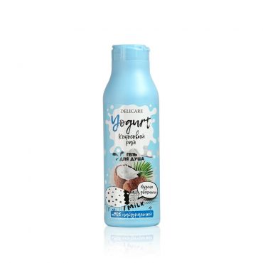 Крем - гель для душа Delicare Yogurt " Кокосовый рай " 400мл.