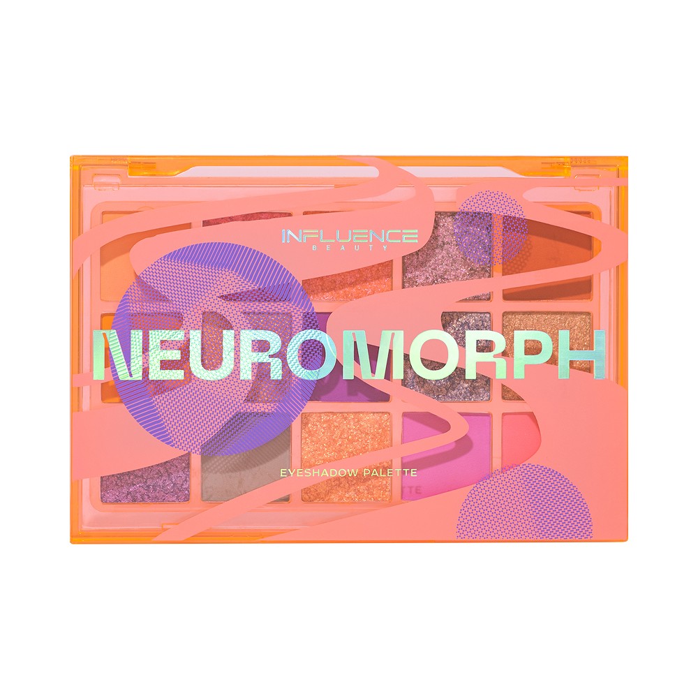 Палетка теней для век Influence Beauty Neuromorph 15 оттенков 15г. Фото 1.