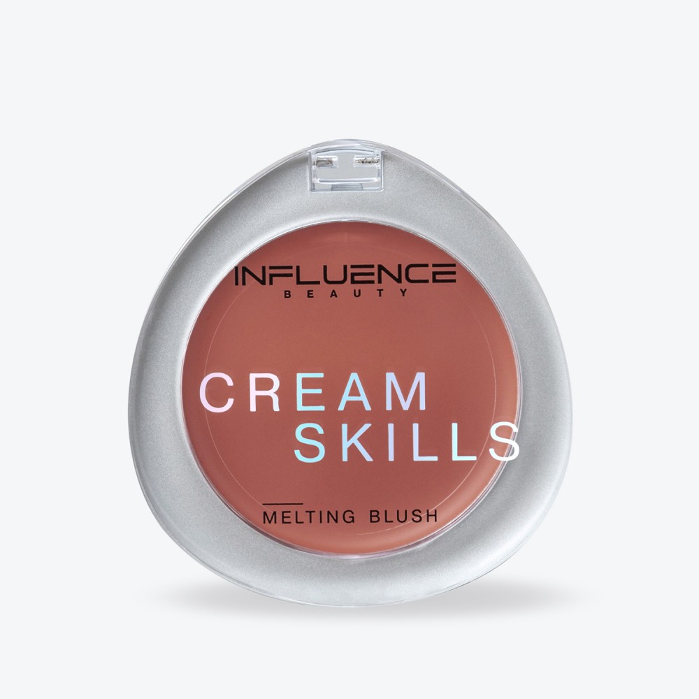 Кремовые румяна для лица Influence Beauty Cream Skills 03 2,5г. Фото 9.