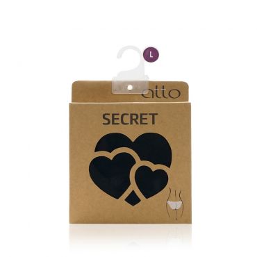 Женские трусы - слипы Atto Secret , Черный , L.