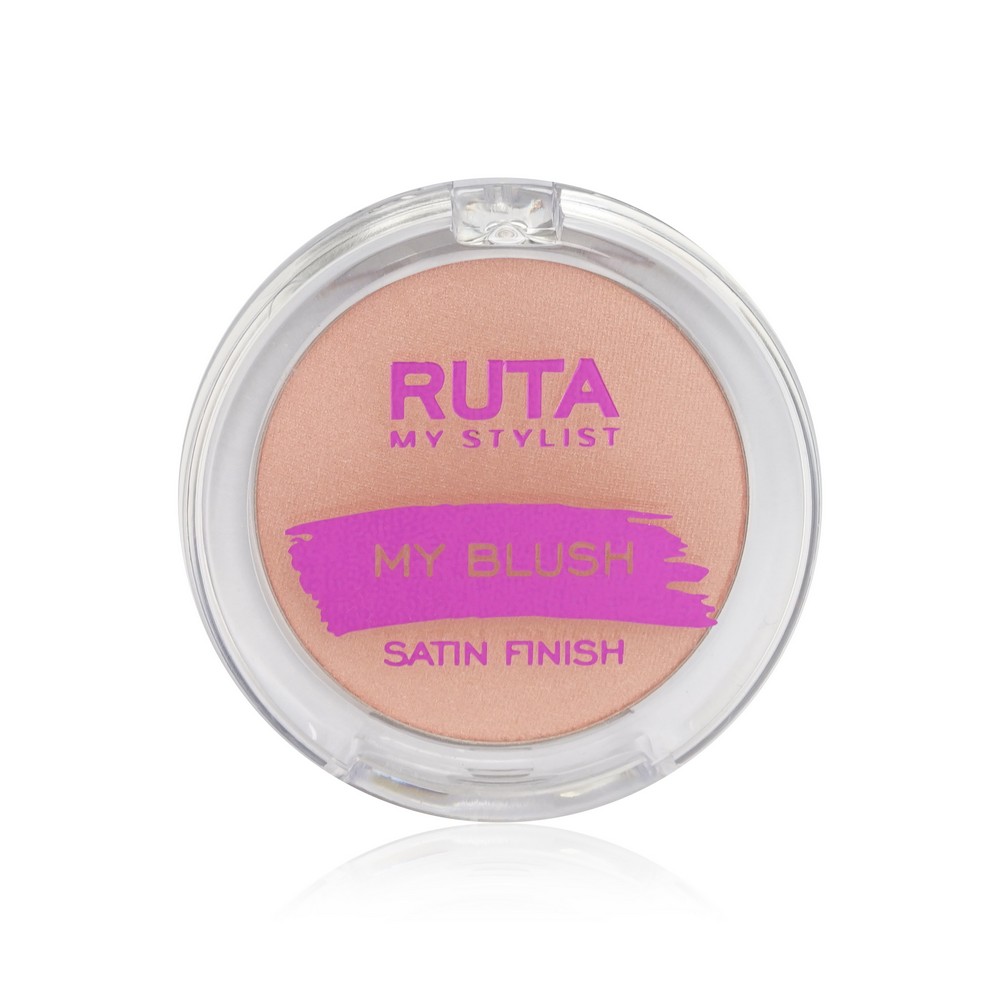 Компактные румяна для лица Ruta My Blush 01 Утро невесты 7г. Фото 1.