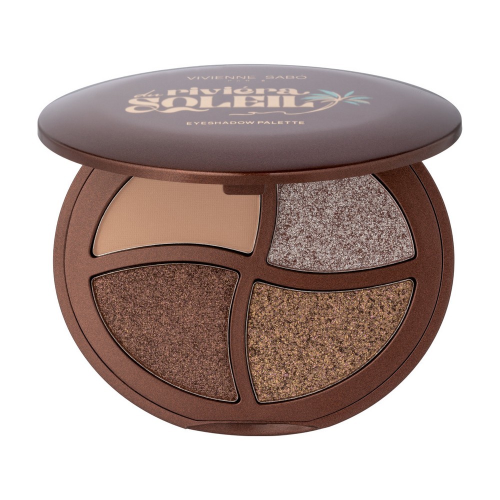 Палетка теней для век Vivienne Sabo Riviera du Soleil 01 6,4г. Фото 3.