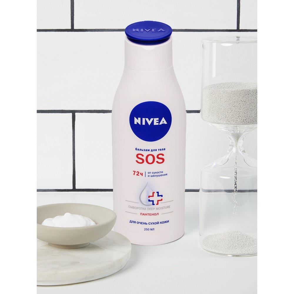 Бальзам NIVEA SOS для тела , для очень сухой кожи 250мл. Фото 6.