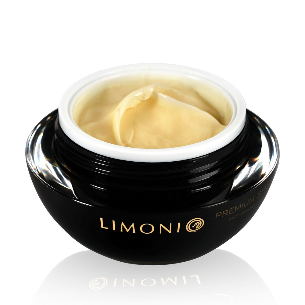 Антивозрастной крем LIMONI Premium Syn-Ake Anti-Wrinkle для лица , со змеиным ядом , 50мл. Фото 4.