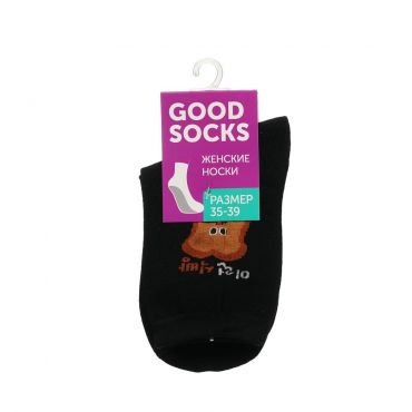 Женские носки Good Socks Хлеб Черный р.35-39.