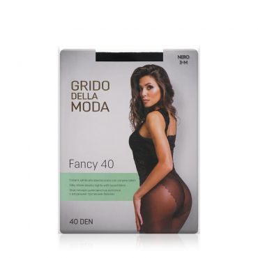 Женские колготки Grido della Moda Fancy 40den Nero 3 размер.