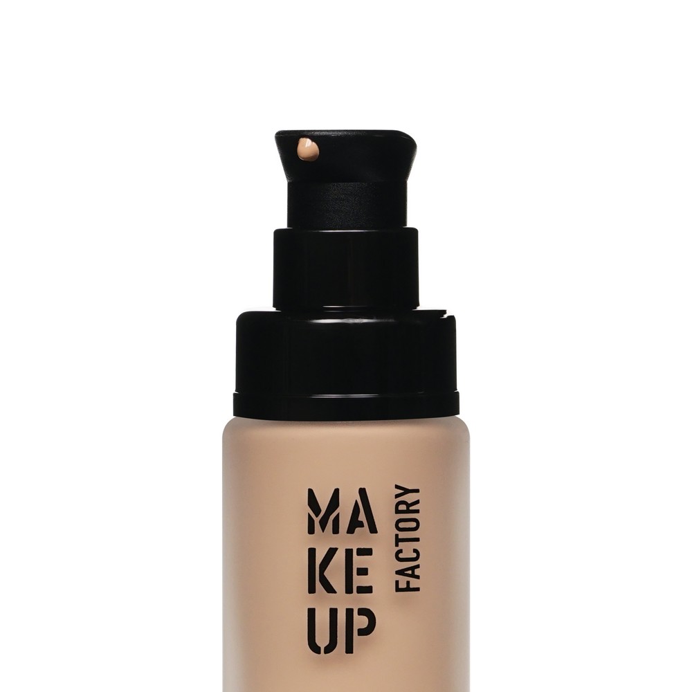 Тональный крем для лица с эффектом лифтинга Make Up Factory Velvet Lifting Foundation 08 Beige Porcelain 30мл. Фото 5.