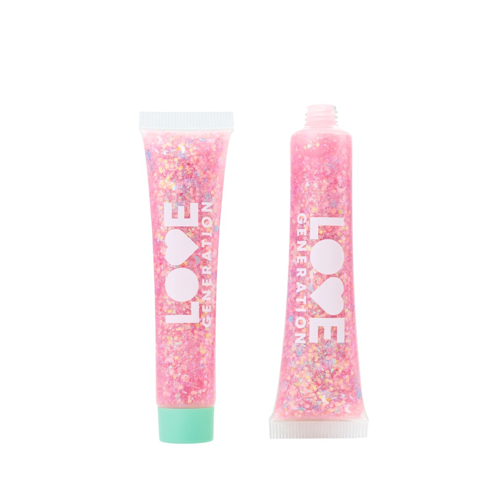 Глиттер - гель для лица Love Generation We Love Glitter 02 15мл. Фото 1.