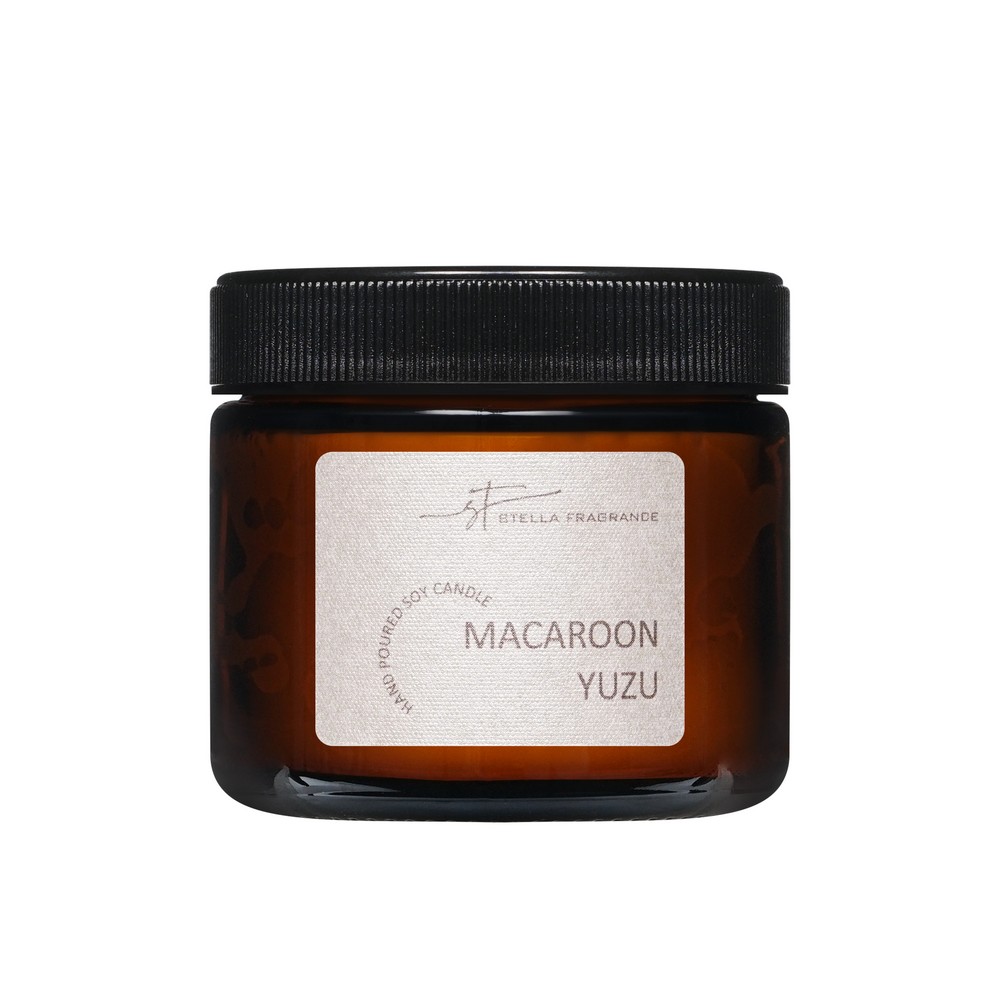 Свеча ароматическая Aroma Harmony Stella Fragrance " Macaroon Yuzu " 50г. Фото 1.