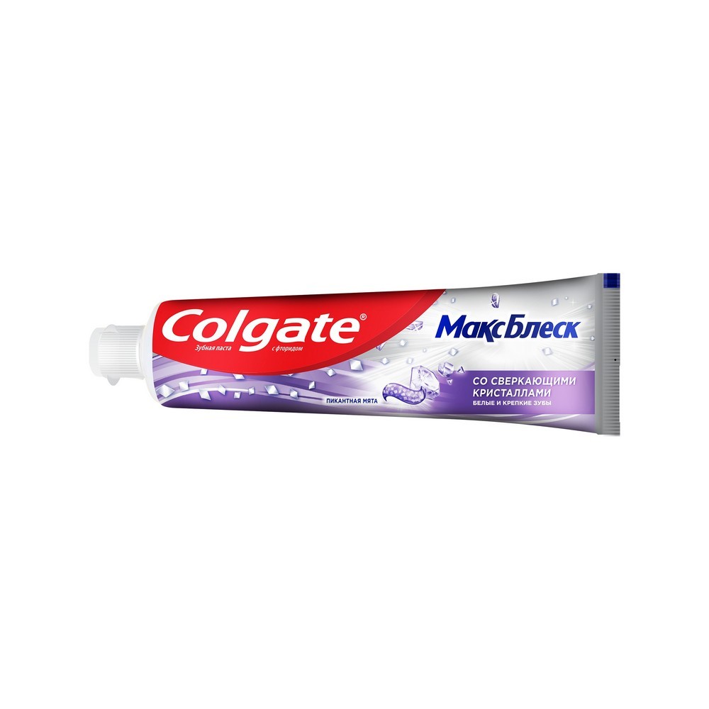 Зубная паста Colgate Макс Блеск со сверкающими кристаллами 100мл. Фото 3.