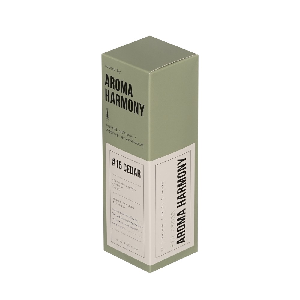Ароматический диффузор Aroma Harmony #15 Cedar 60мл. Фото 2.