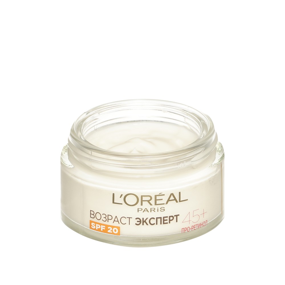 Крем для лица лифтинг-уход против морщин L'Oreal Paris Возраст Эксперт 45+ SPF 20 50мл. Фото 6.